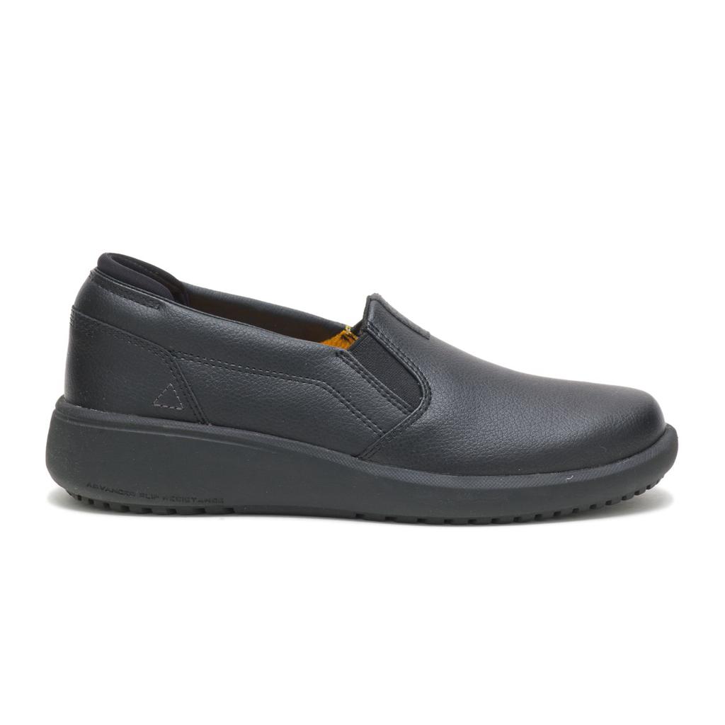 Caterpillar Prorush Sr+ Slip-on Women's Work Shoes Black USA | 623178-RPD