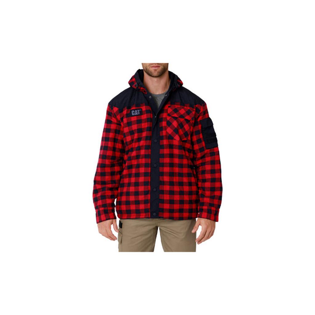 Caterpillar Sequoia Men's Jackets Red/Black USA | 127439-AMS