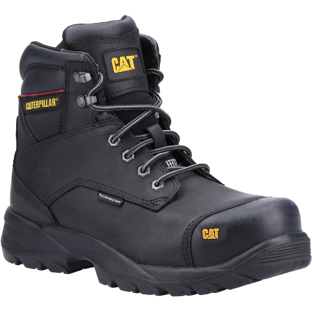 Caterpillar Spiro Waterproof S3 Men's Safety Toe Boots Black USA | 508421-IVU