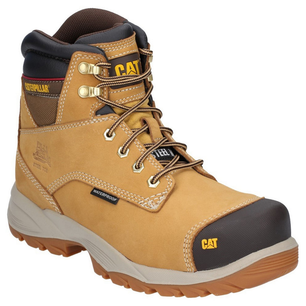 Caterpillar Spiro Waterproof S3 Reset Men's Safety Toe Boots Honey Brown USA | 794028-AYF