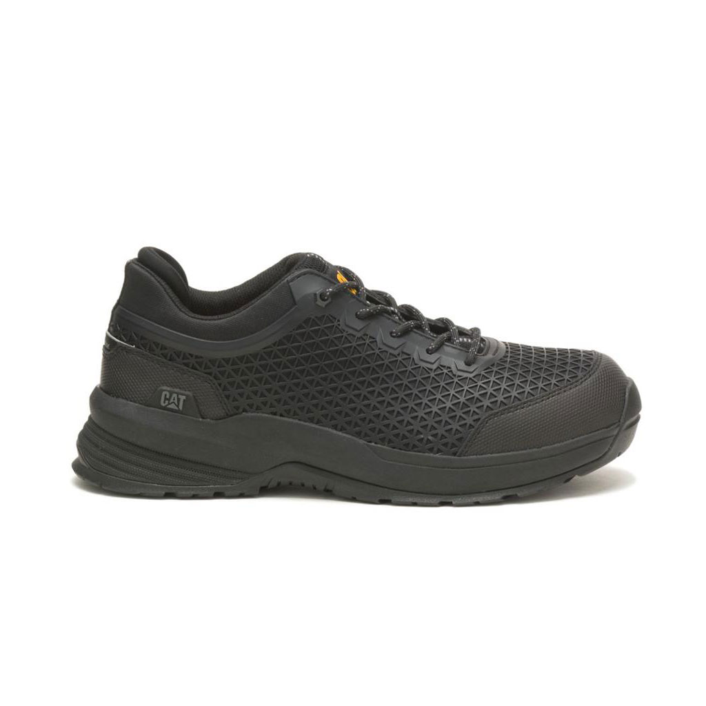 Caterpillar Streamline 2.0 Composite Toe Men's Sneakers Black / Black USA | 970431-JFV