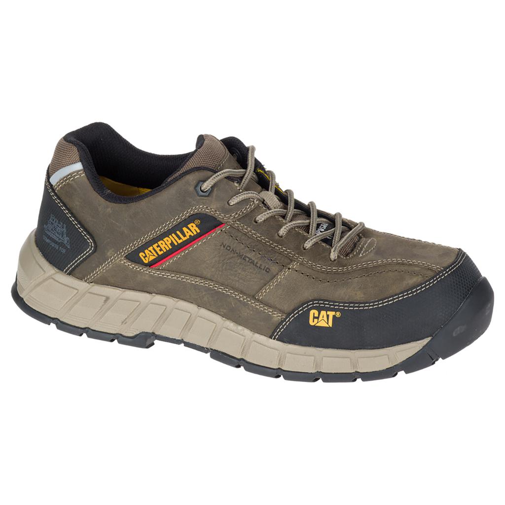 Caterpillar Streamline Leather Ct S1 P Hro Sra Sa Men's Safety Shoes Dark Grey USA | 273614-CYM