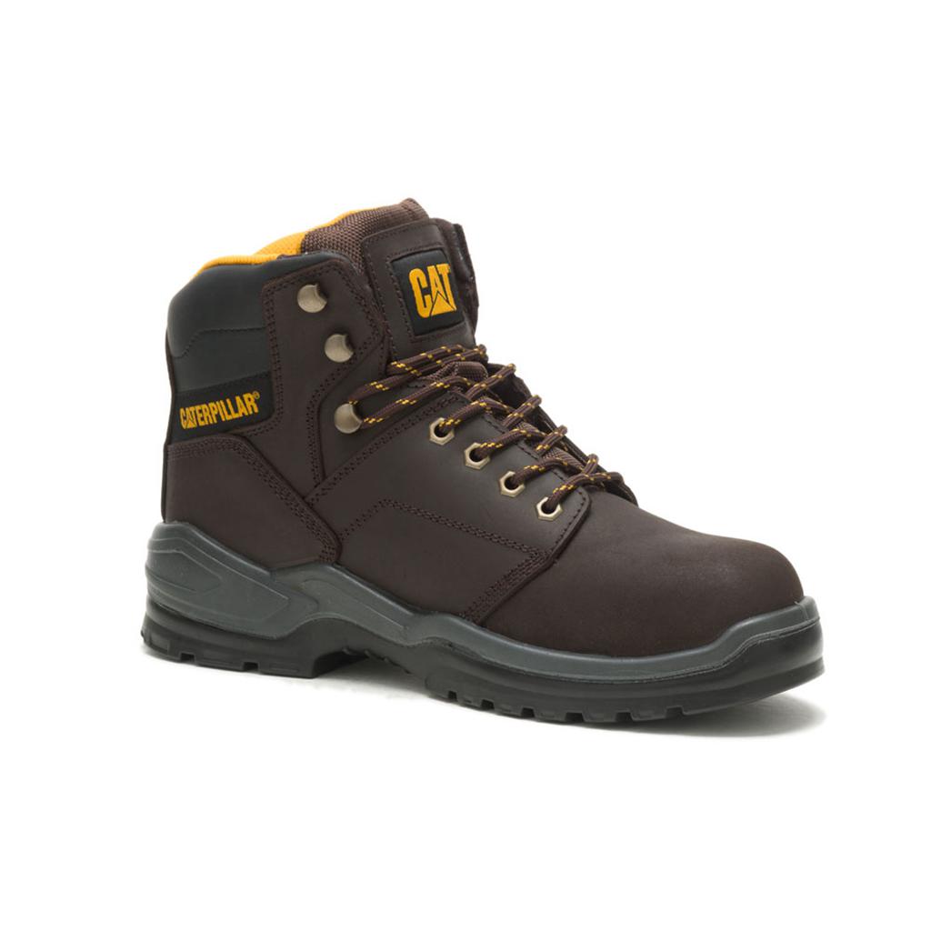 Caterpillar Striver Astm Men's Safety Toe Boots Brown USA | 078932-CFB