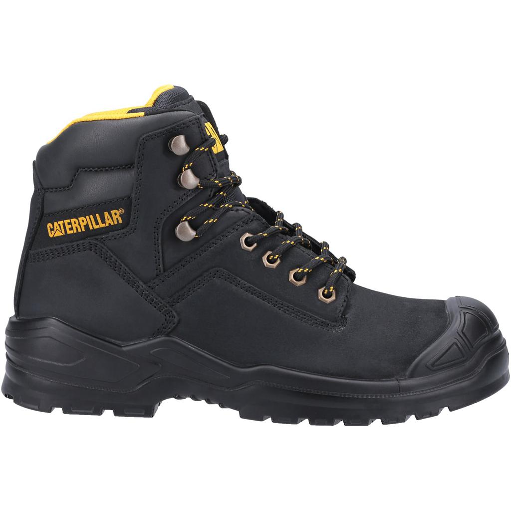 Caterpillar Striver Bump Steel Toe S3 Src Men's Work Boots Black USA | 179584-XDI