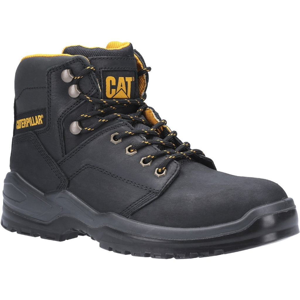 Caterpillar Striver Injected S3 Men's Safety Toe Boots Black USA | 182675-MTY