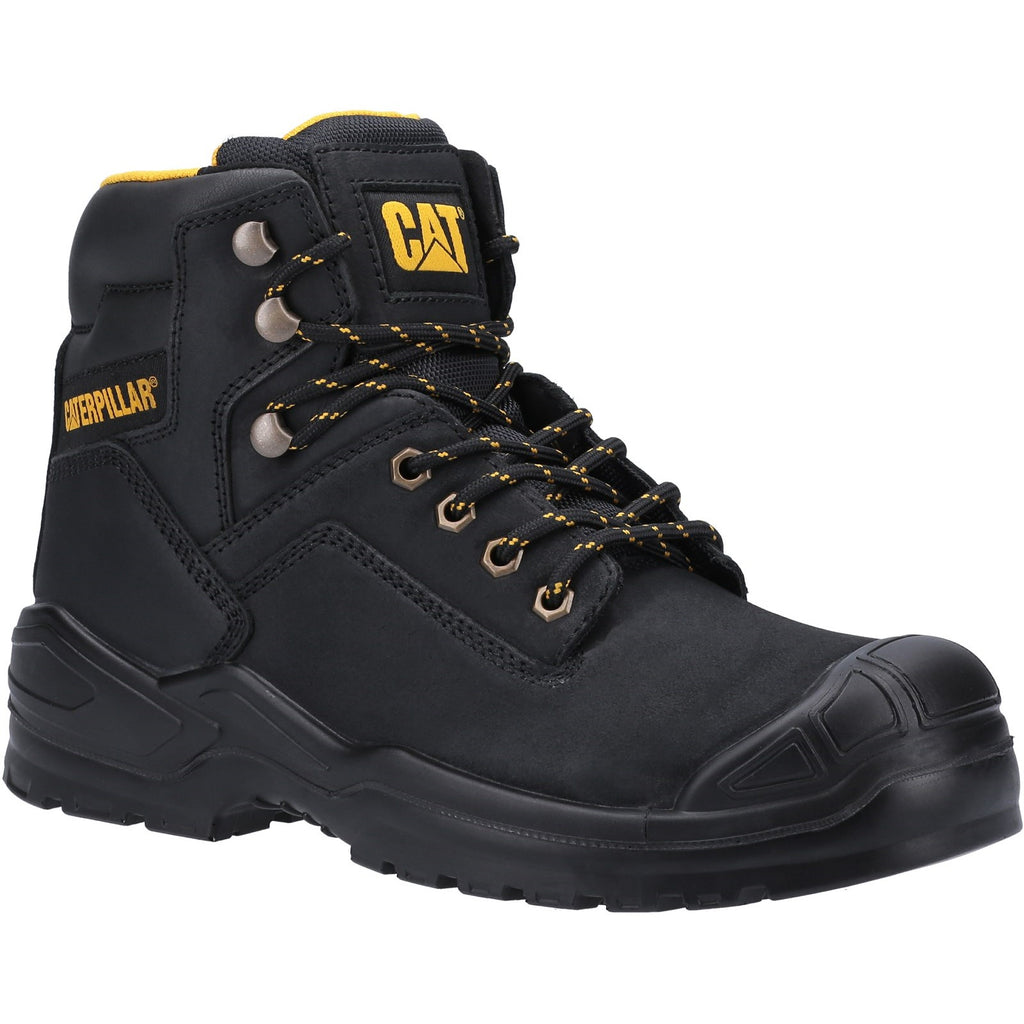 Caterpillar Striver Mid S3 S3 Men's Safety Toe Boots Black USA | 785201-ZJA