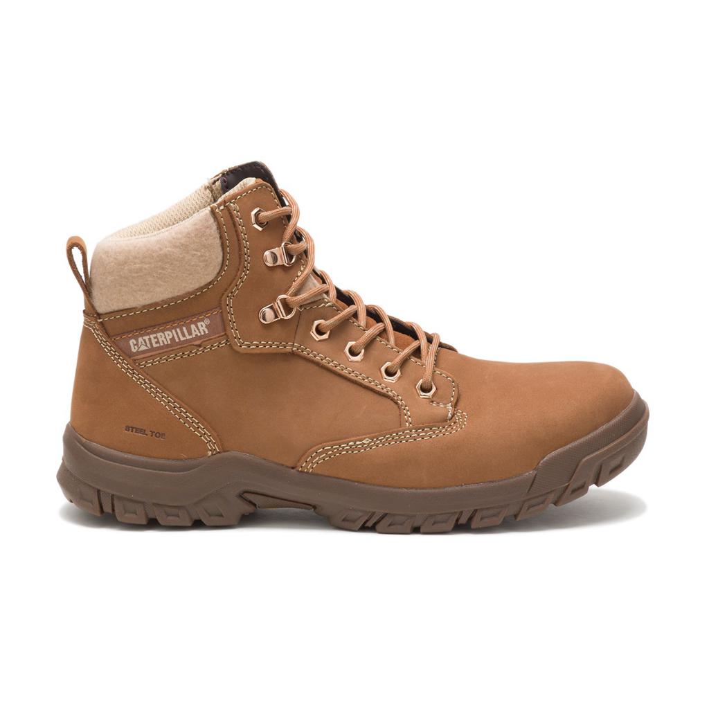 Caterpillar Tess Steel Toe Women's Steel Toe Boots Orange USA | 421689-NUD