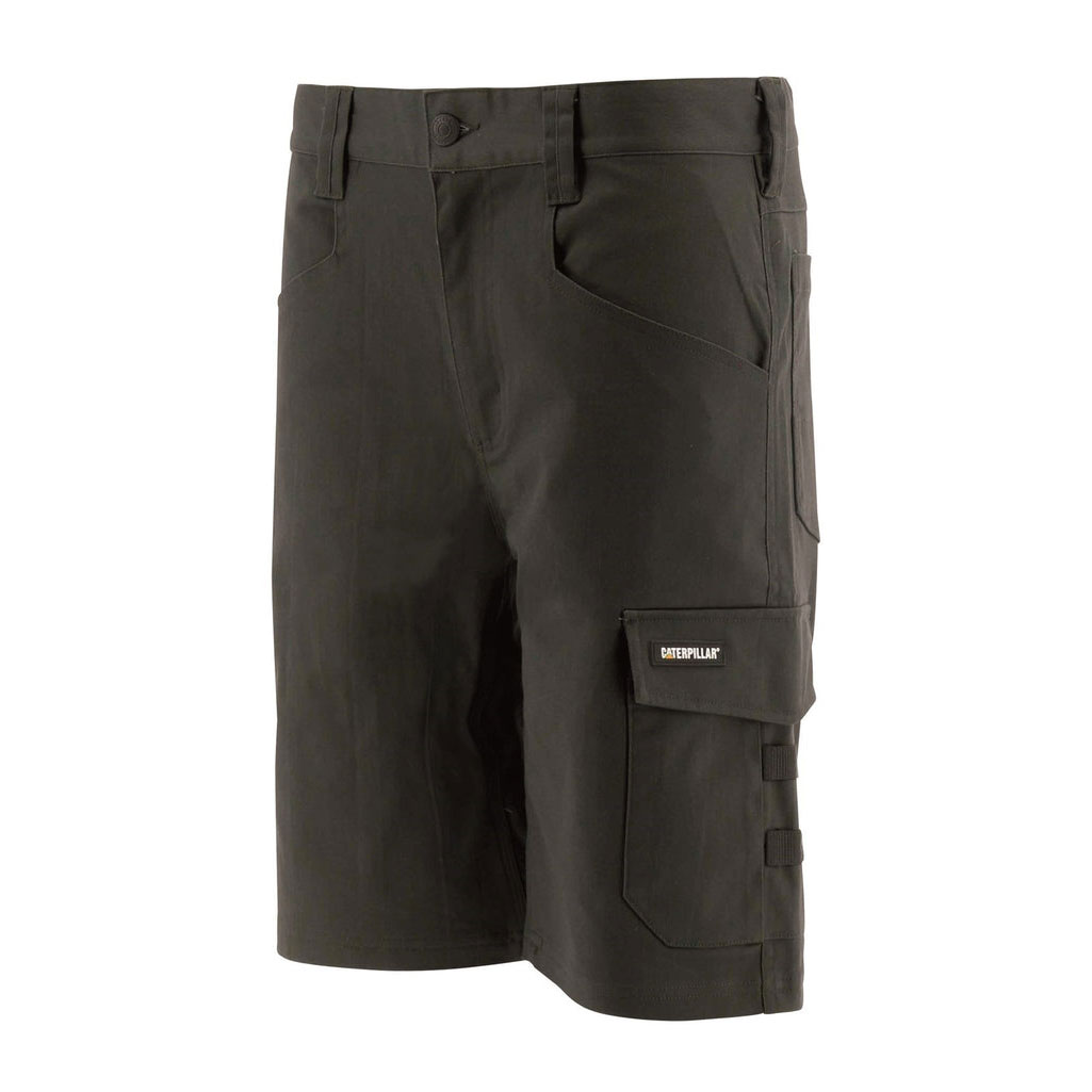 Caterpillar Trackers Men's Shorts Black USA | 493510-EIA