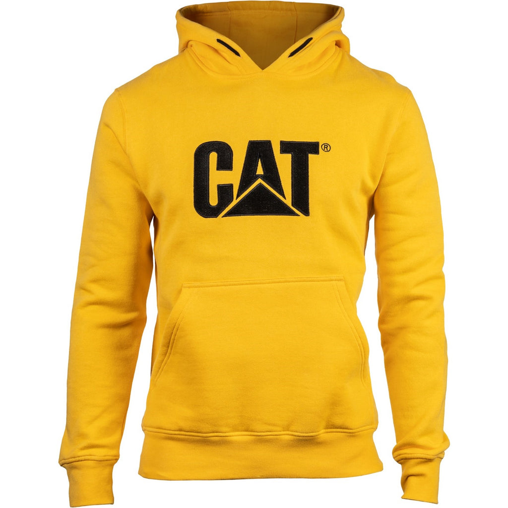 Caterpillar Trademark Hooded/Black Men's Sweatshirts Yellow / Black USA | 946538-YKH