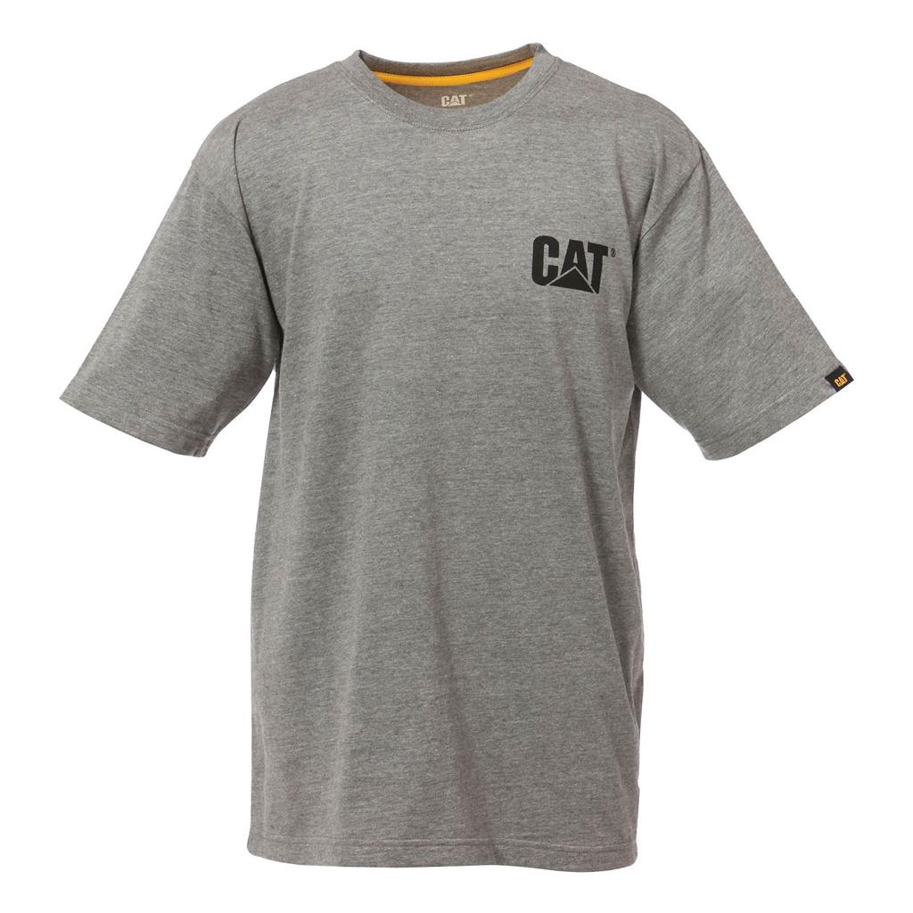 Caterpillar Trademark Men's T-Shirts Dark Grey USA | 031827-RND