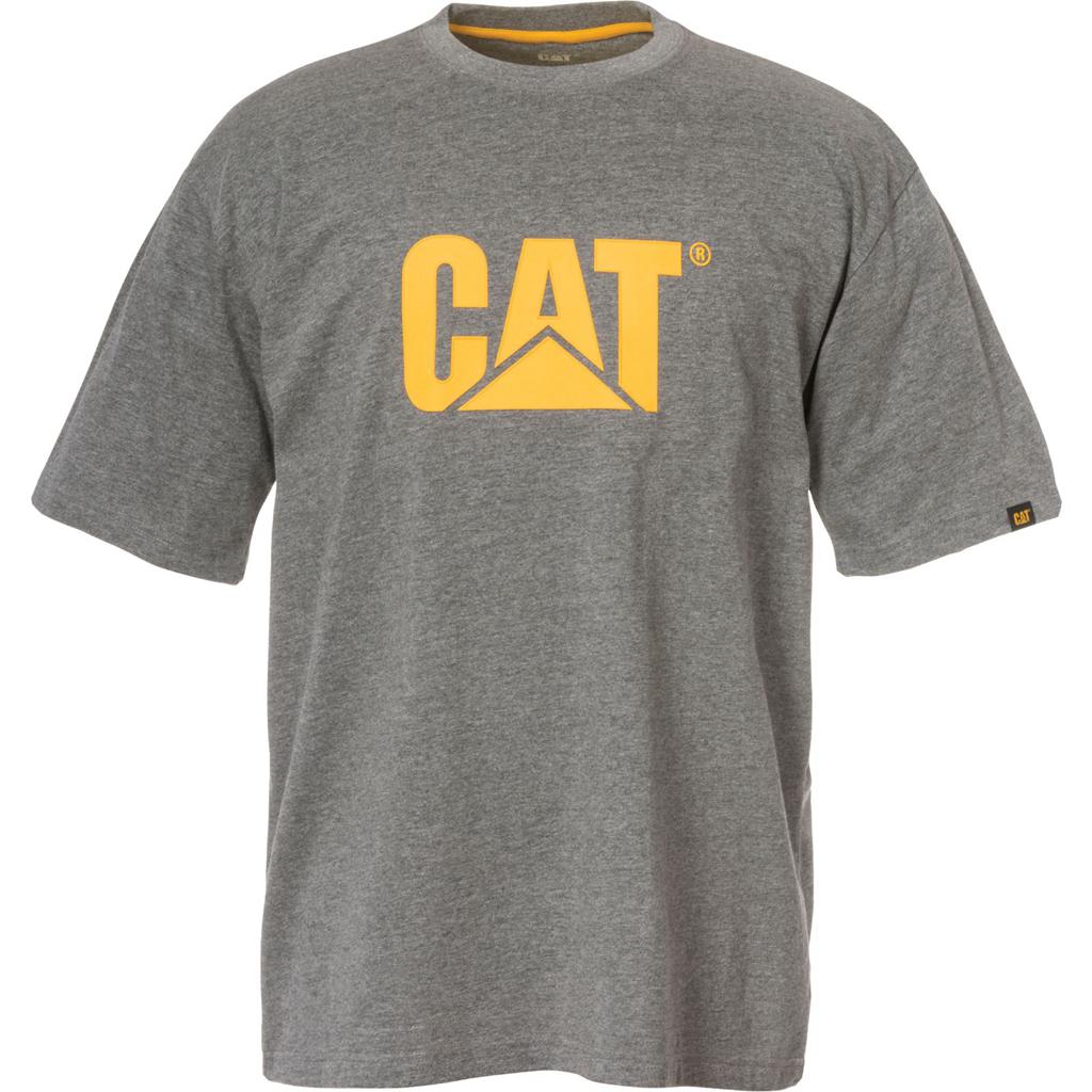 Caterpillar Trademark Men's T-Shirts Grey USA | 291847-KLF