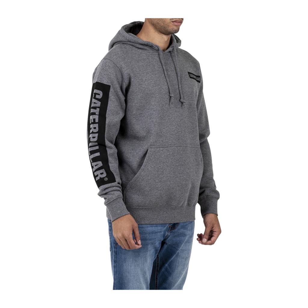 Caterpillar Triton Block Hoody Men's Sweatshirts Dark Grey USA | 394675-RFD