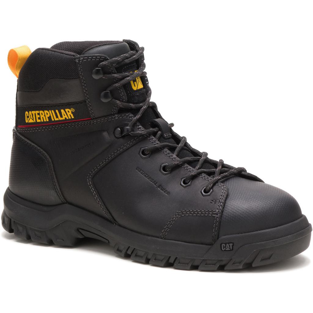 Caterpillar Wellspring Men's Safety Toe Boots Black USA | 310452-ENY