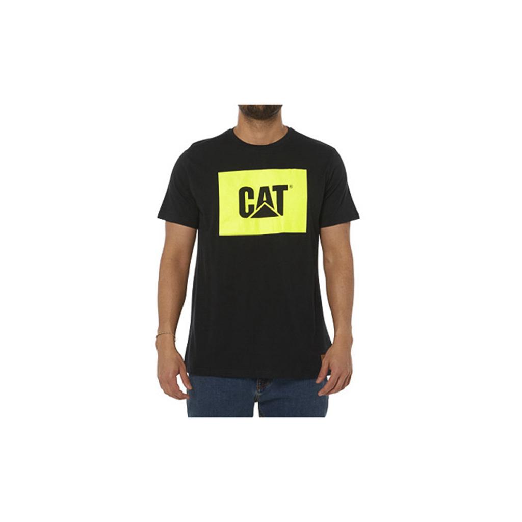 Caterpillar Work Hi Vis Men's T-Shirts Black USA | 794356-KHG