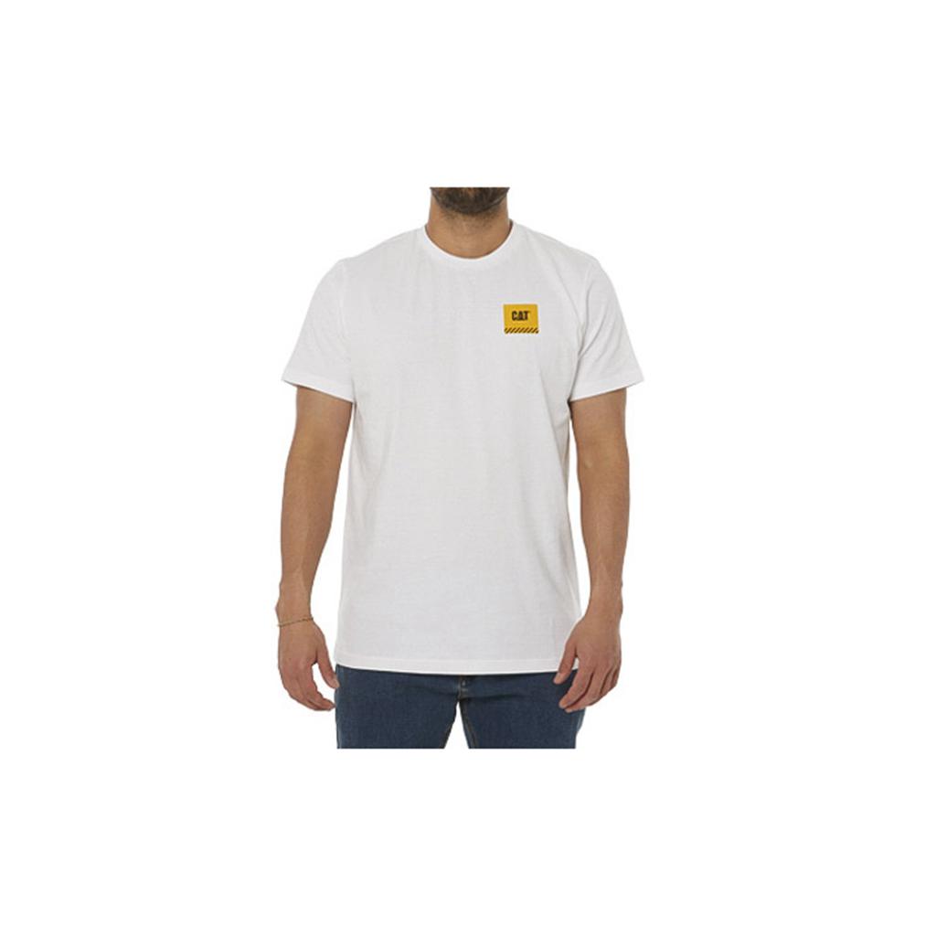 Caterpillar Work Restricted Men's T-Shirts White USA | 174893-LJN