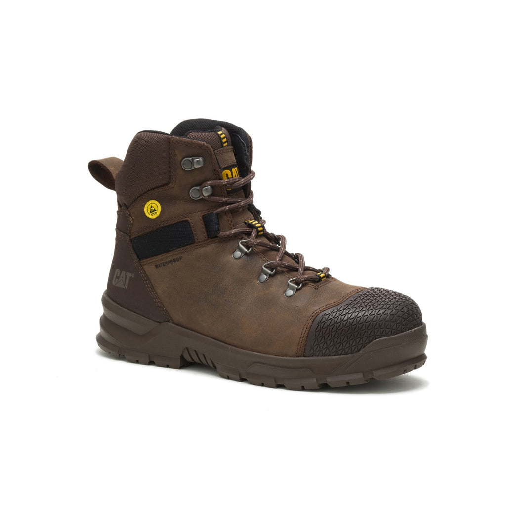 Caterpillar Accomplice S3 Men\'s Safety Boots Brown  USA |  140937-RMZ