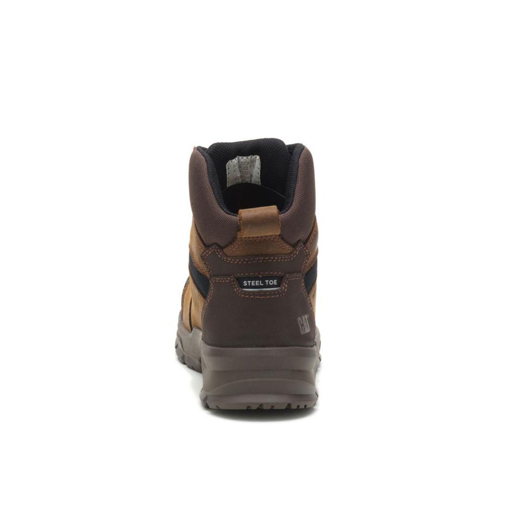 Caterpillar Accomplice X Waterproof Steel Toe Men's Waterproof Boots Real Brown  USA |  218706-PRI