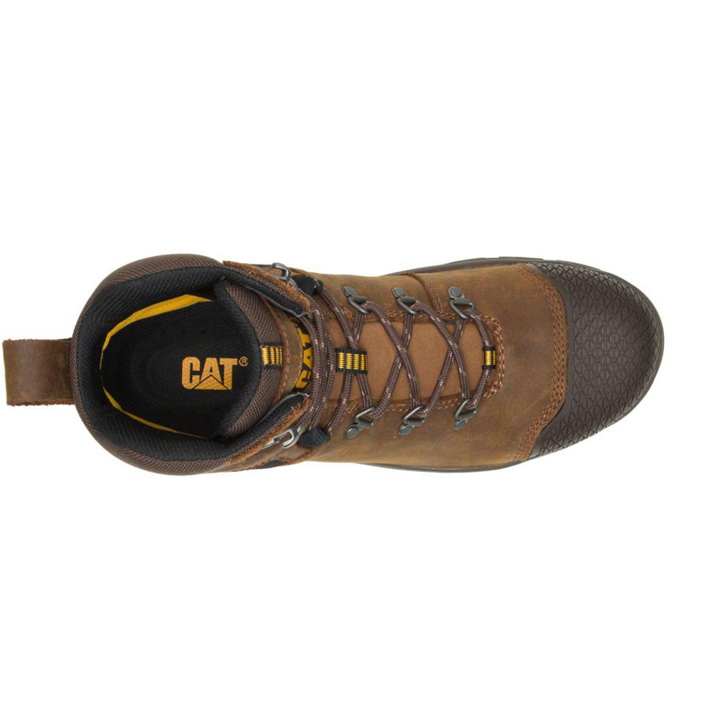 Caterpillar Accomplice X Waterproof Steel Toe Men's Waterproof Boots Real Brown  USA |  218706-PRI