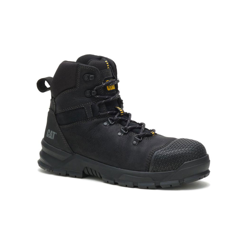 Caterpillar Accomplice X Waterproof Steel Toe Men's Safety Toe Boots Black  USA |  239570-DLM