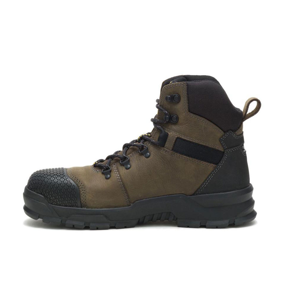 Caterpillar Accomplice X Waterproof Steel Men's Work Boots Boulder Green  USA |  573029-ROB