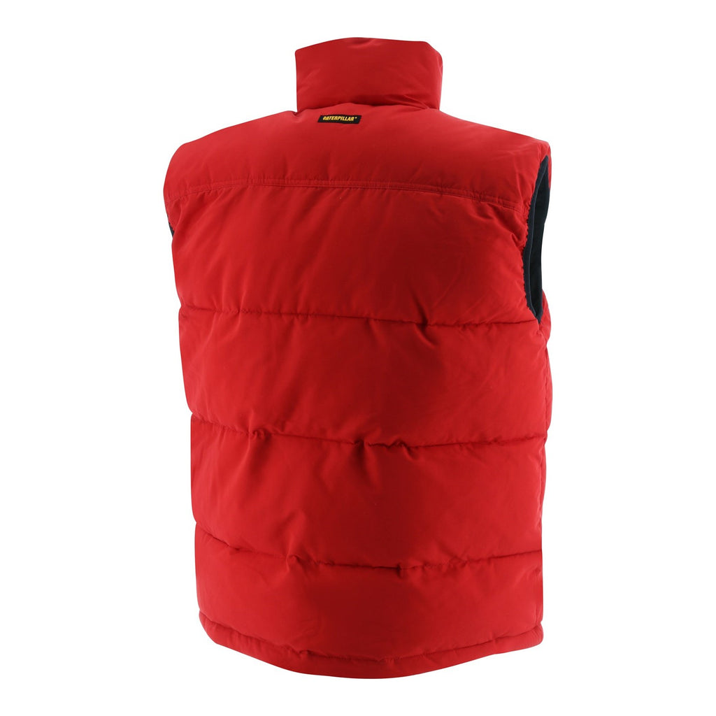 Caterpillar Arctic Zone Men's Vests Hot Red  USA |  782594-OJQ