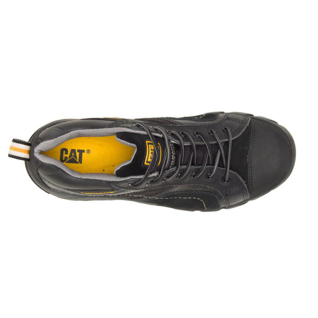 Caterpillar Argon Composite Men's Work Shoes Black  USA |  873412-QHI