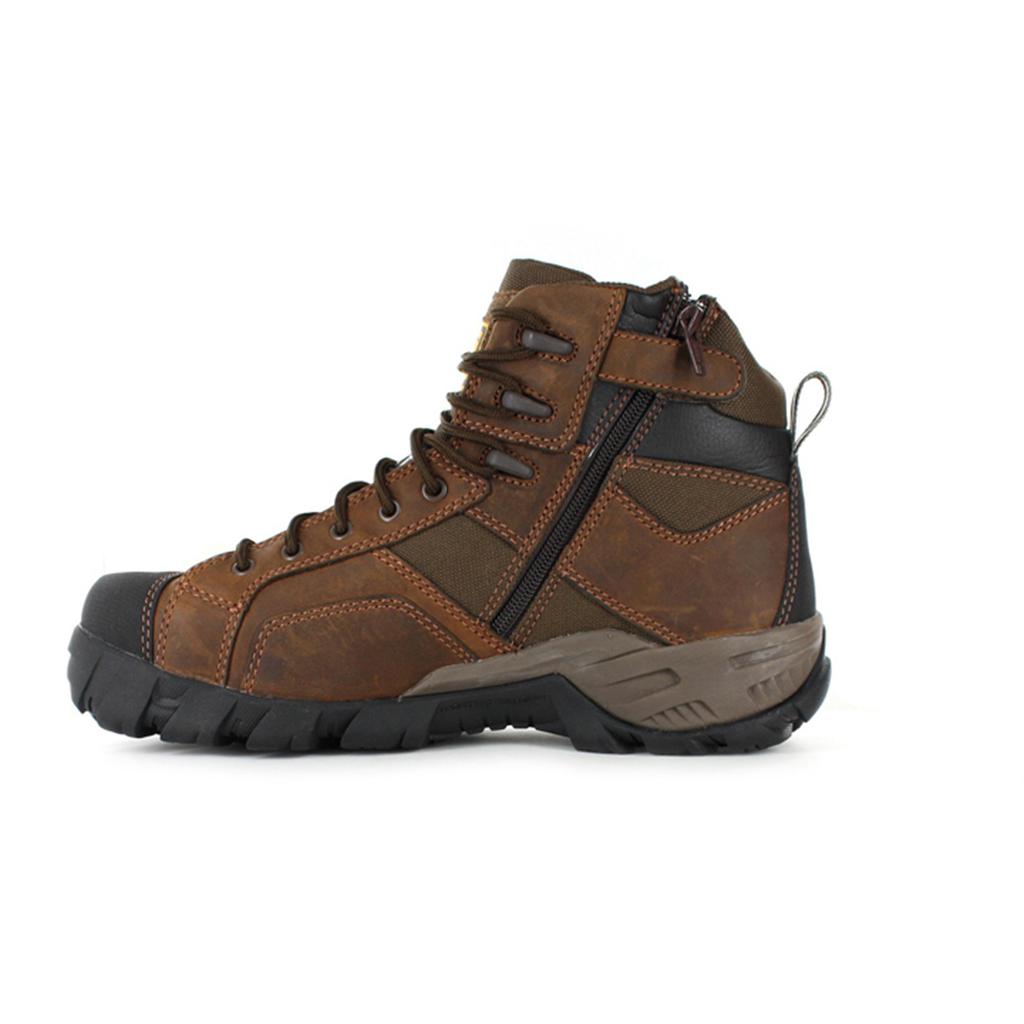 Caterpillar Argon Zip St Men's Work Boots Brown  USA |  208135-YCT