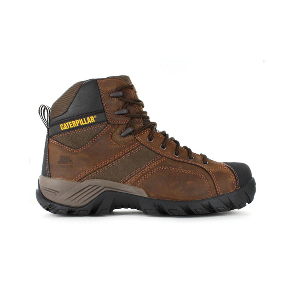 Caterpillar Argon Zip St Men\'s Work Boots Brown  USA |  208135-YCT