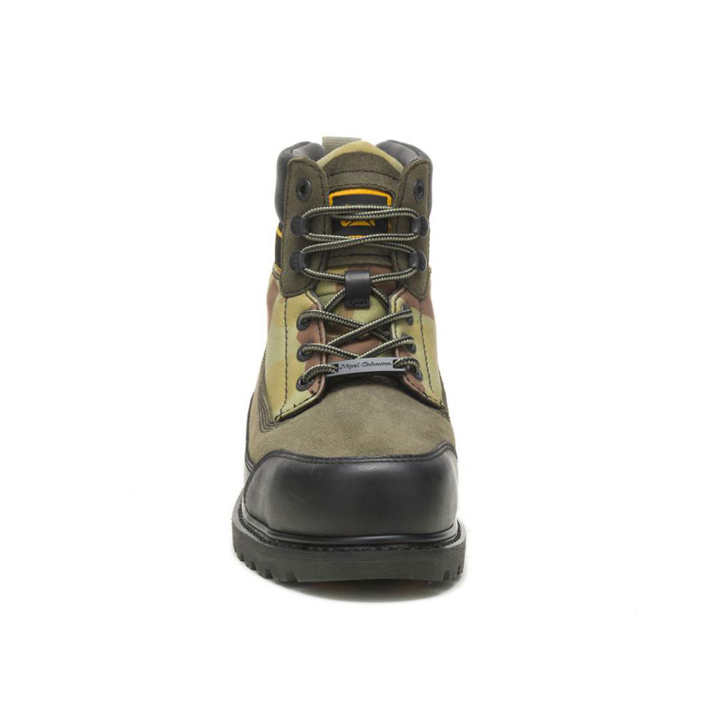 Caterpillar Cat Footwear X Nigel Cabourn Utah Women's Casual Boots Green / Black  USA |  796430-PDR