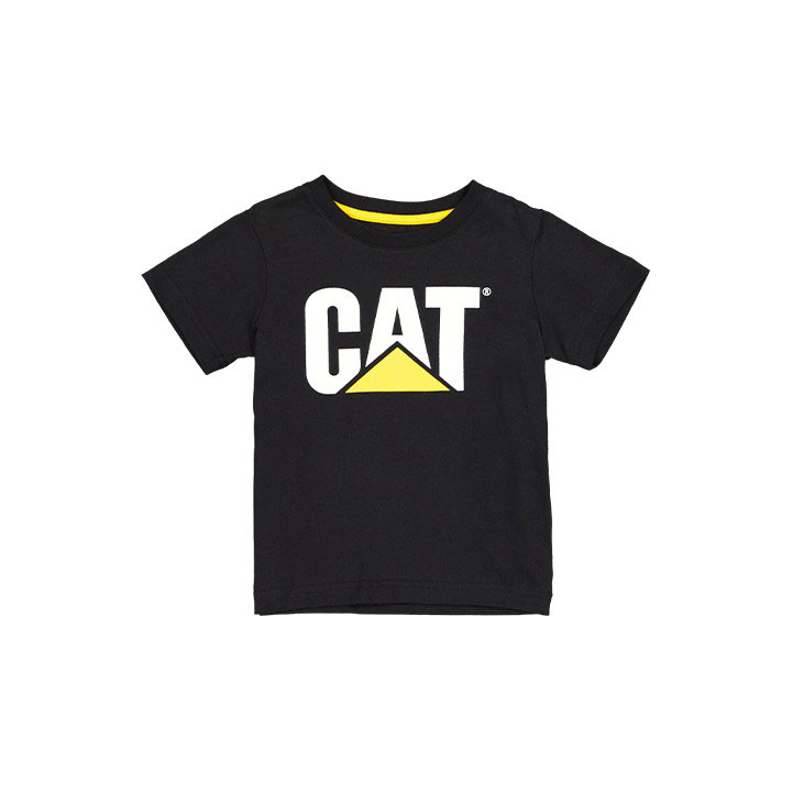 Caterpillar Cat Trademark Kids\' Tee Shirts Black  USA |  128309-GEZ