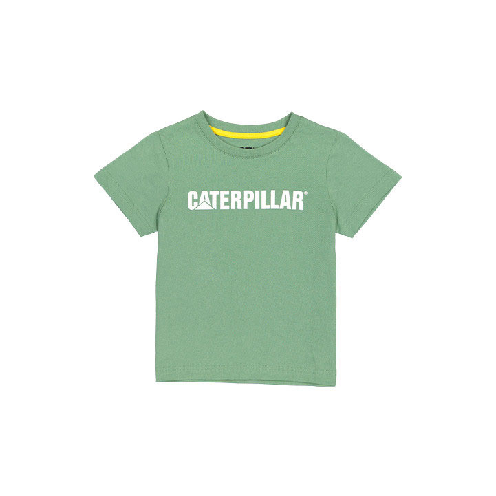 Caterpillar Caterpillar Kids\' Tee Shirts Dark Ivy Green  USA |  798361-OVU