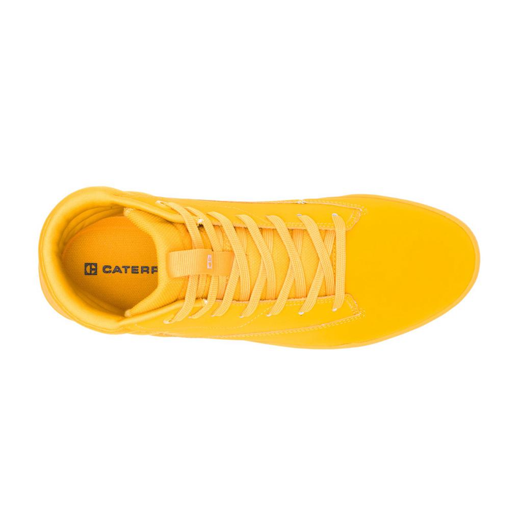 Caterpillar Code Hex Hi Men's Sneakers Yellow  USA |  895607-CDE