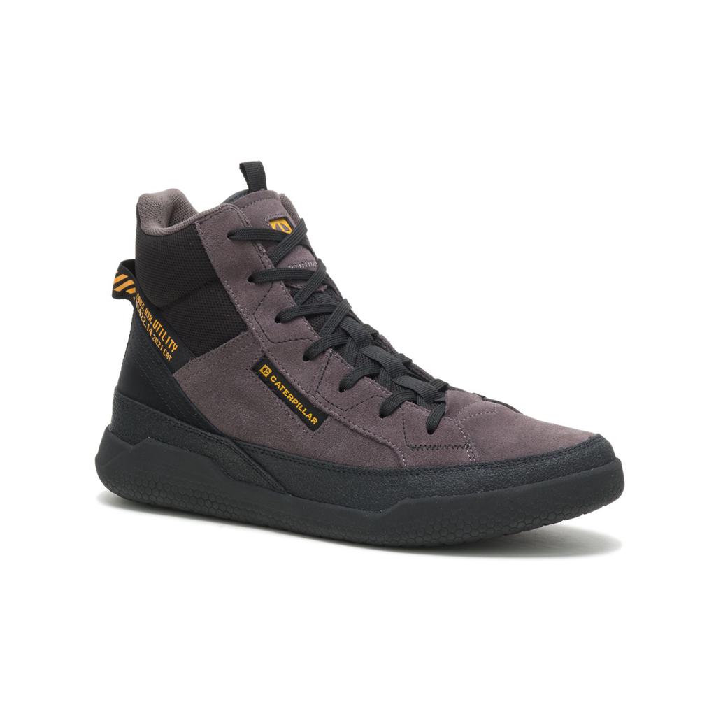 Caterpillar Code Hex Hi Utility Men's Sneakers Black  USA |  527640-ZGP