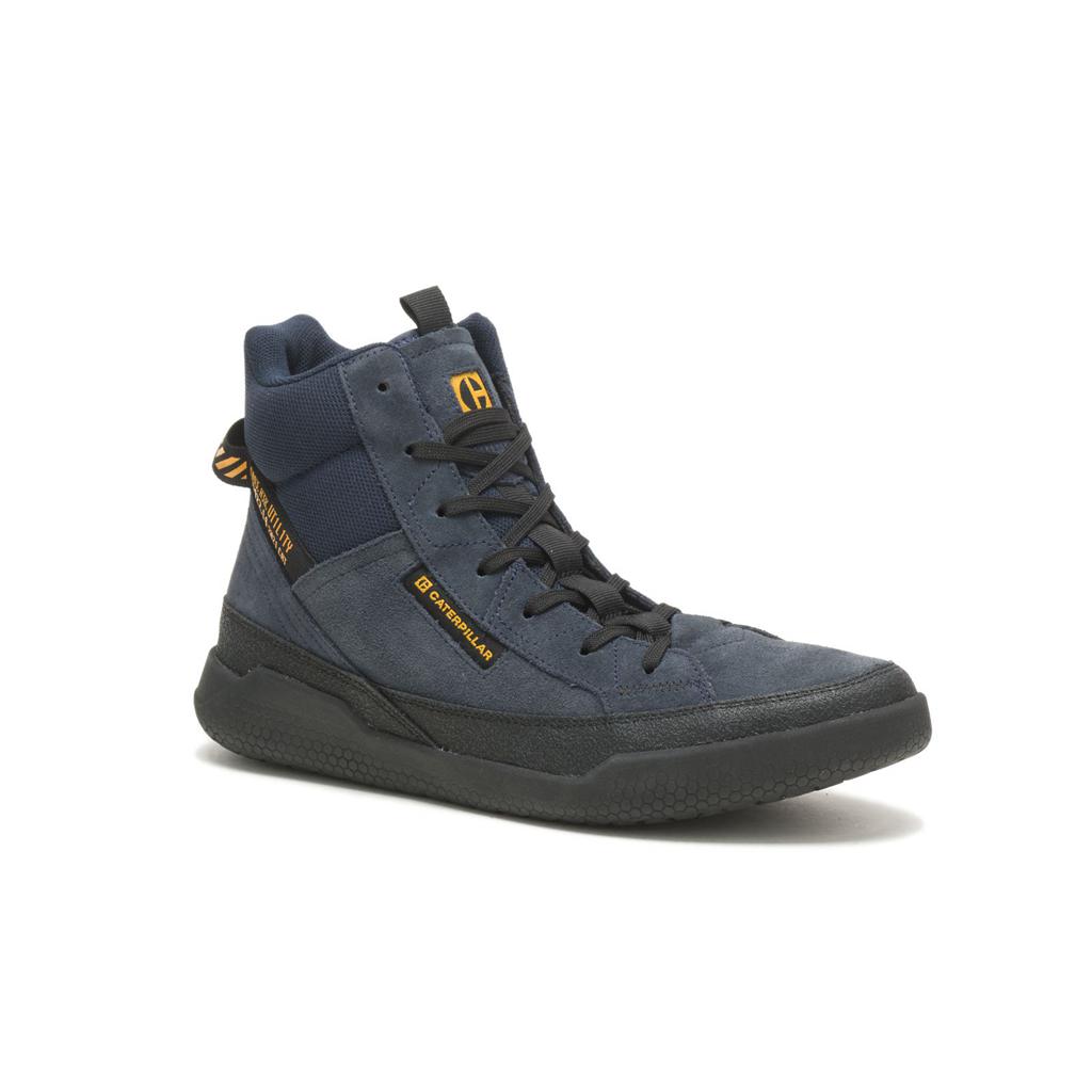 Caterpillar Code Hex Hi Utility Men's Sneakers Navy/Black  USA |  947815-BKS