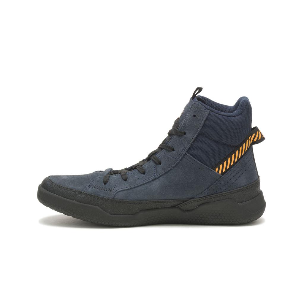 Caterpillar Code Hex Hi Utility Men's Sneakers Navy/Black  USA |  947815-BKS