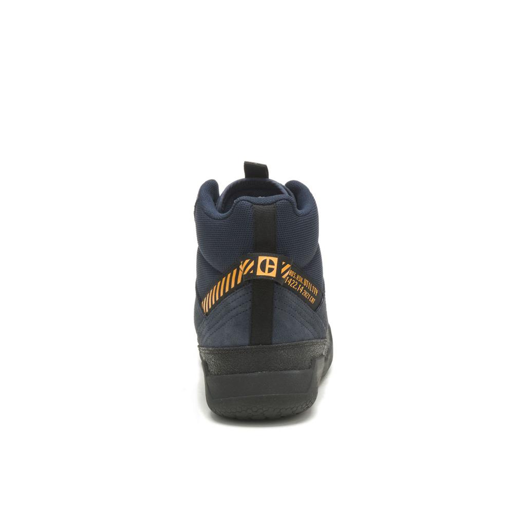 Caterpillar Code Hex Hi Utility Men's Sneakers Navy/Black  USA |  947815-BKS