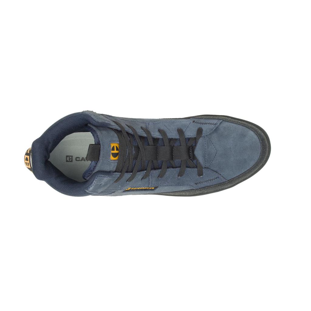 Caterpillar Code Hex Hi Utility Men's Sneakers Navy/Black  USA |  947815-BKS