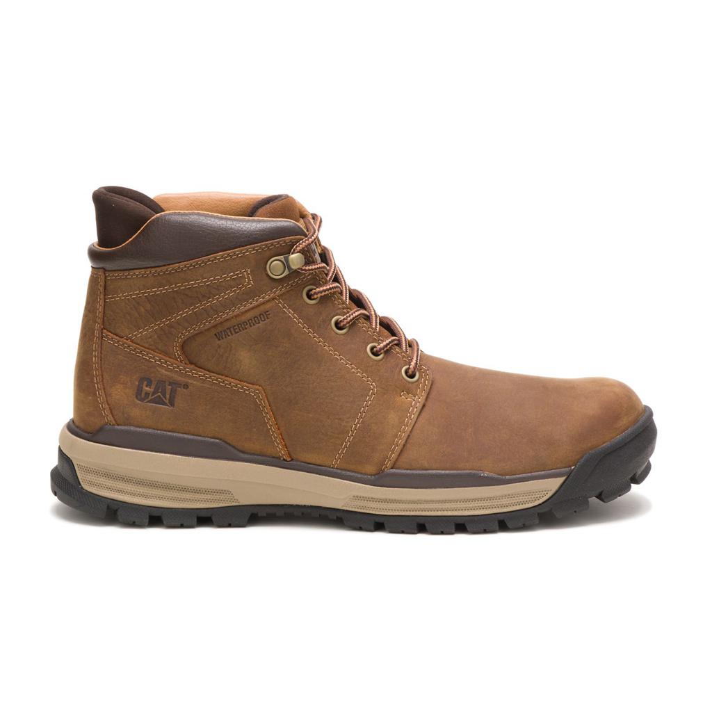 Caterpillar Cohesion Ice+ Waterproof Thinsulate™ Men\'s Casual Boots Brown  USA |  354106-ZAF