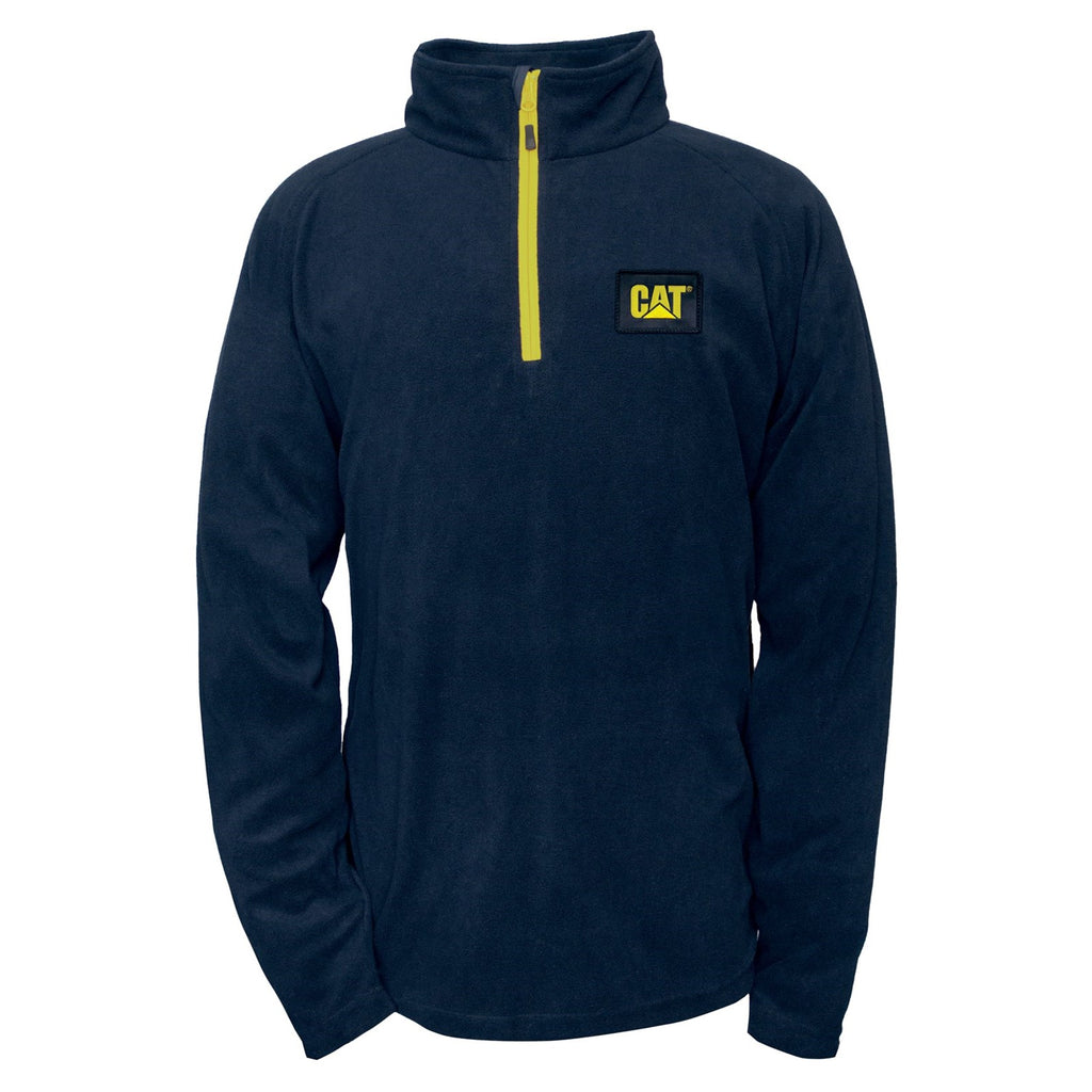 Caterpillar Concord Fleece Pullover Men\'s Sweatshirts Navy  USA |  650317-MJD