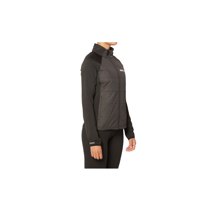 Caterpillar Connect Hybrid Fleece Women's Jackets Pitch Black  USA |  965048-WYL