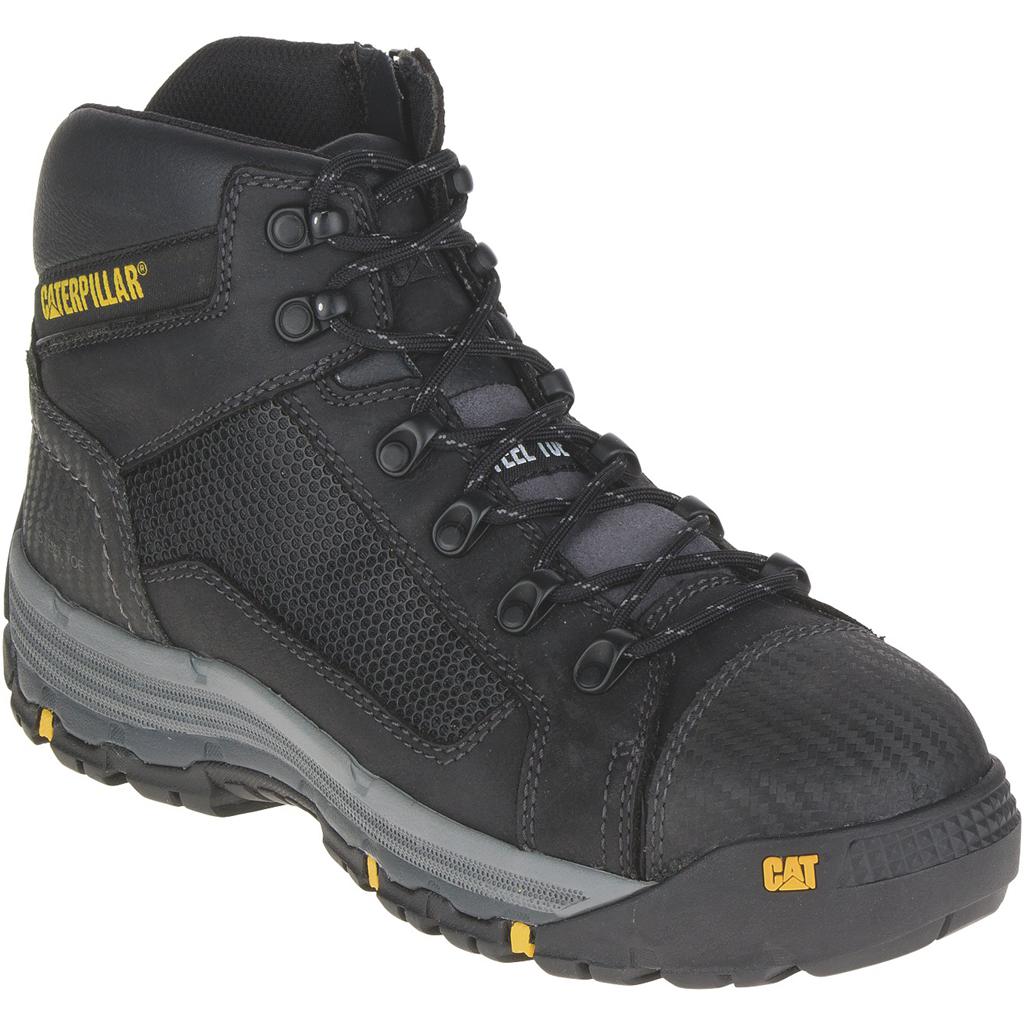 Caterpillar Convex St Mid Men's Work Boots Black  USA |  715086-RTN