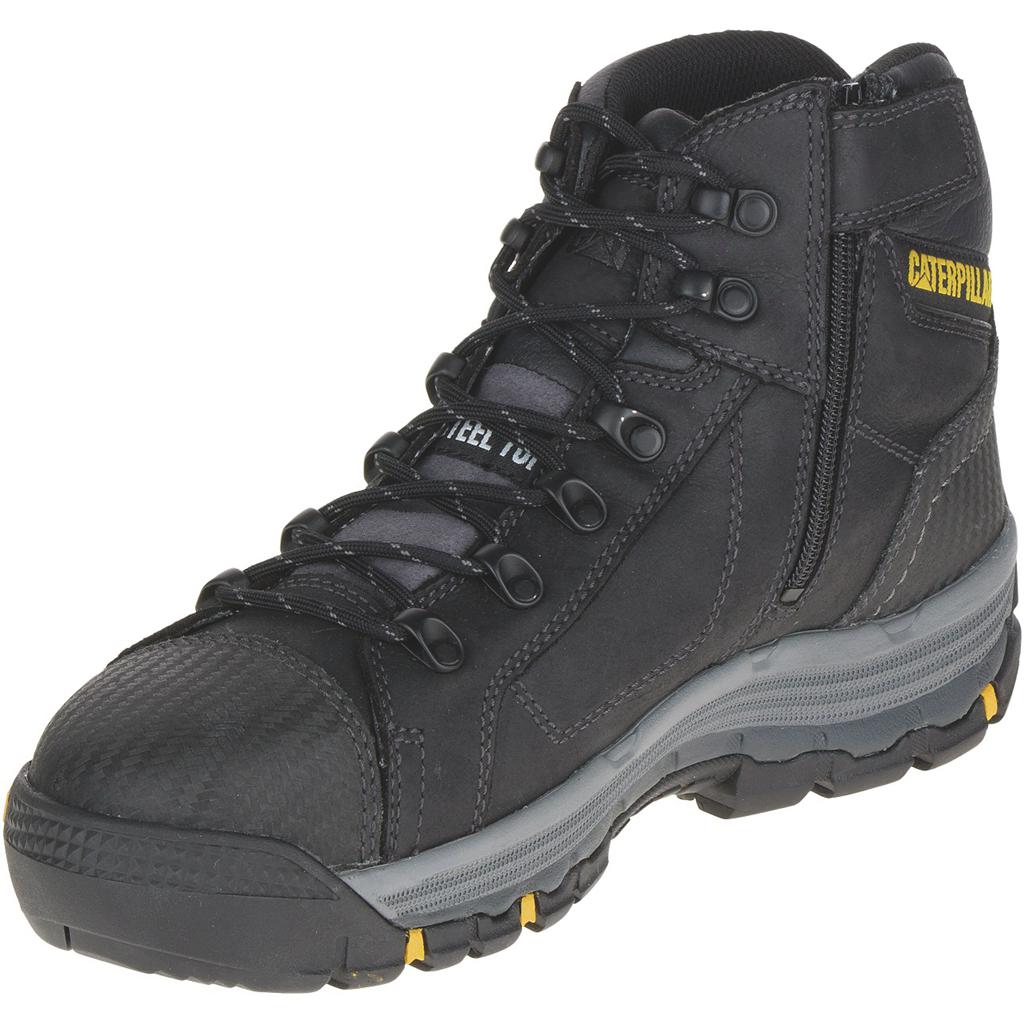 Caterpillar Convex St Mid Men's Work Boots Black  USA |  715086-RTN