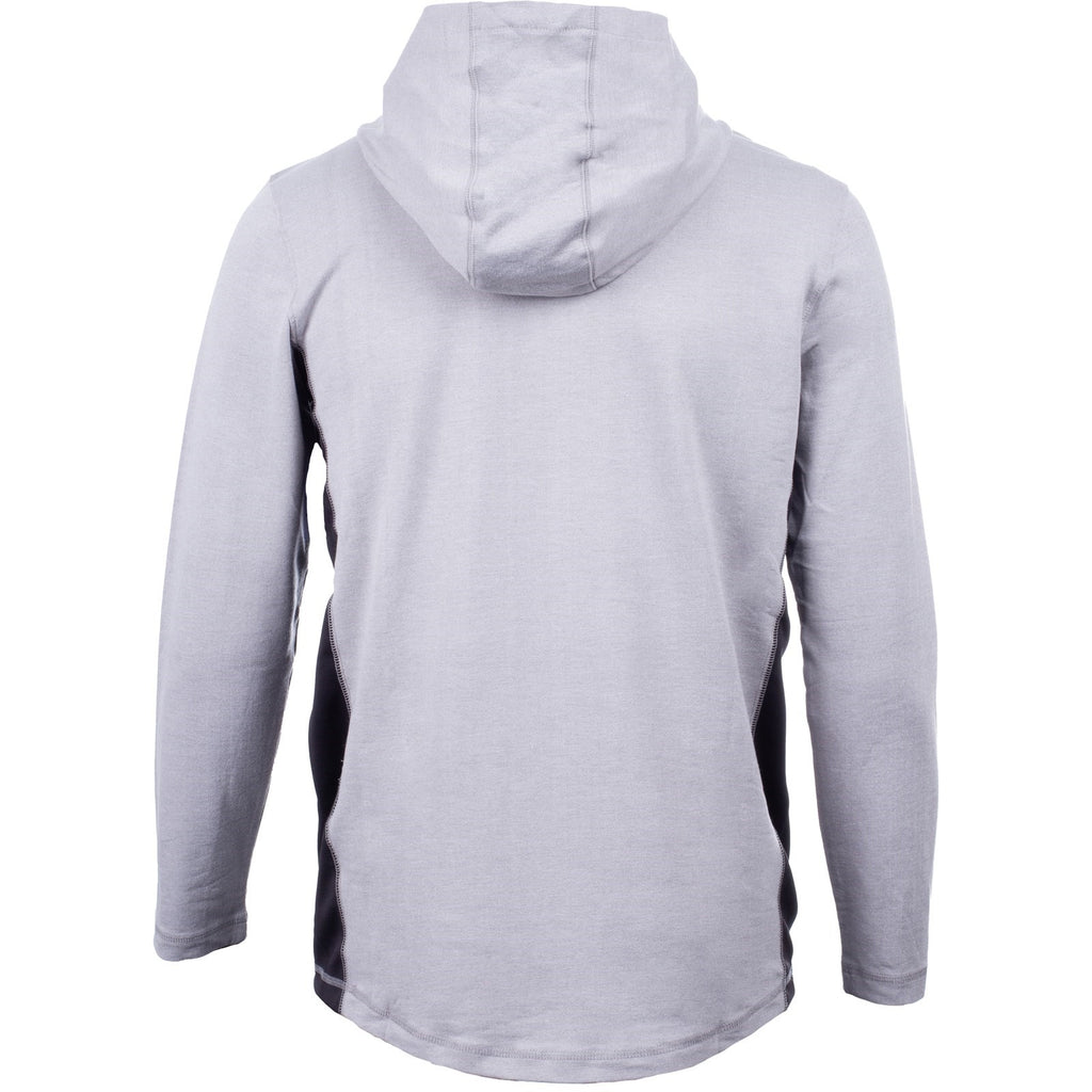 Caterpillar Coolmax Quarter Zip Hoodie Heather Men's Sweatshirts Heather Grey  USA |  150624-LIS