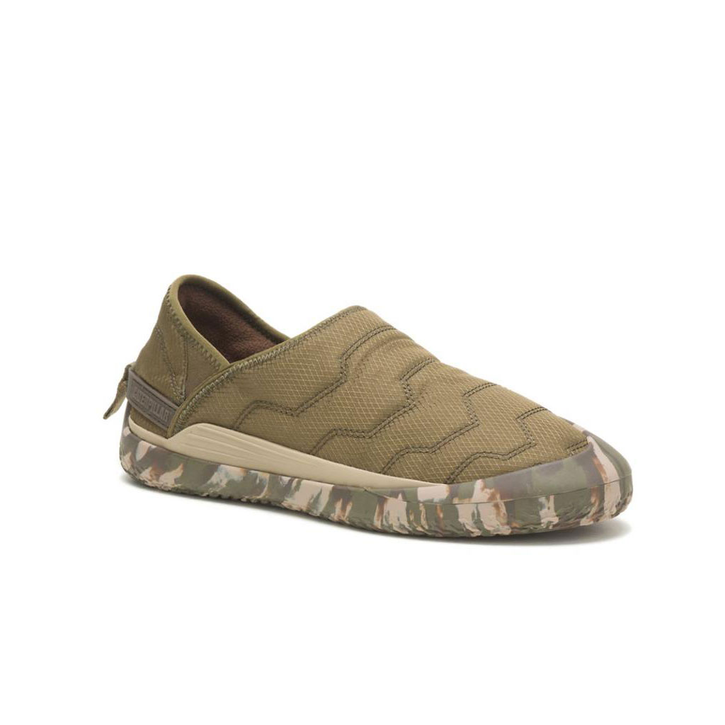 Caterpillar Crossover Men's Slip Ons Dark Olive  USA |  516039-GMV