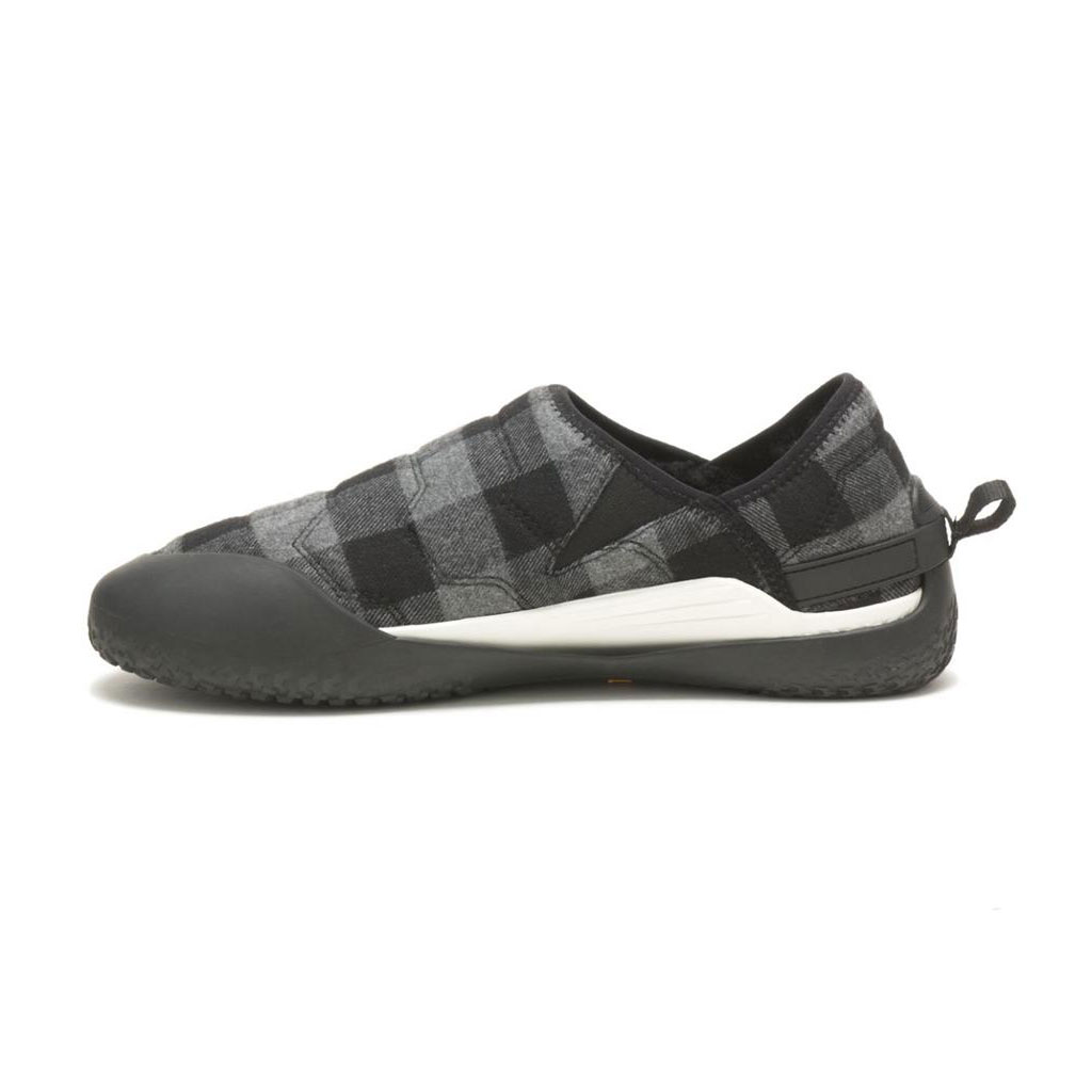 Caterpillar Crossover Men's Slip Ons Grey Plaid  USA |  706293-ZWD