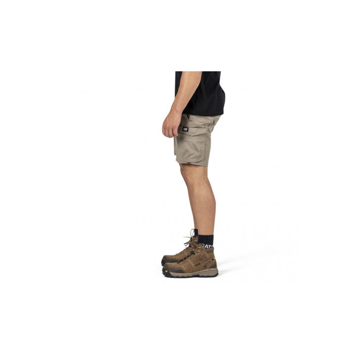 Caterpillar Diesel Men's Shorts Khaki  USA |  206519-ISJ