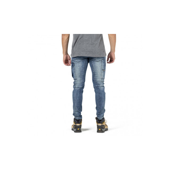 Caterpillar Dynamic Men's Pants Light Acid Wash  USA |  673482-AMF