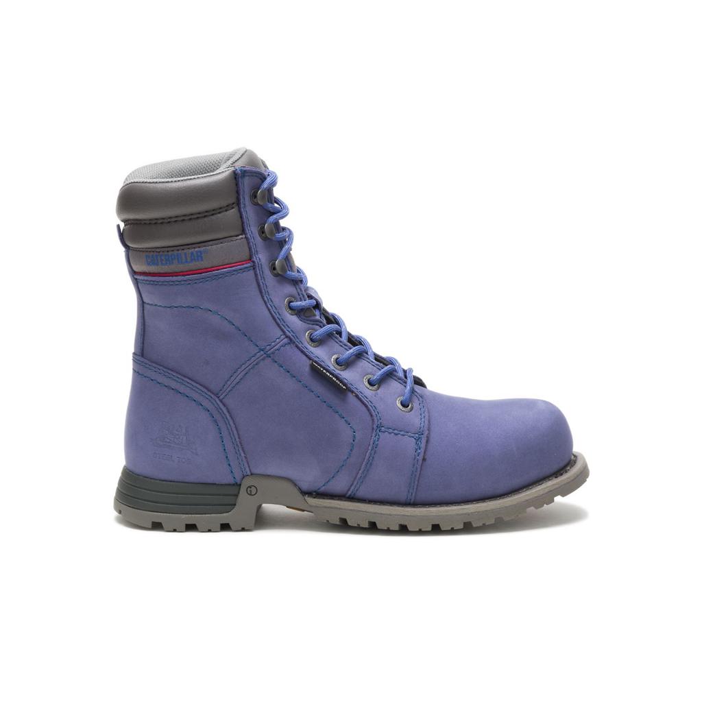 Caterpillar Echo Waterproof Steel Toe Women\'s Steel Toe Boots Purple  USA |  705169-TXV