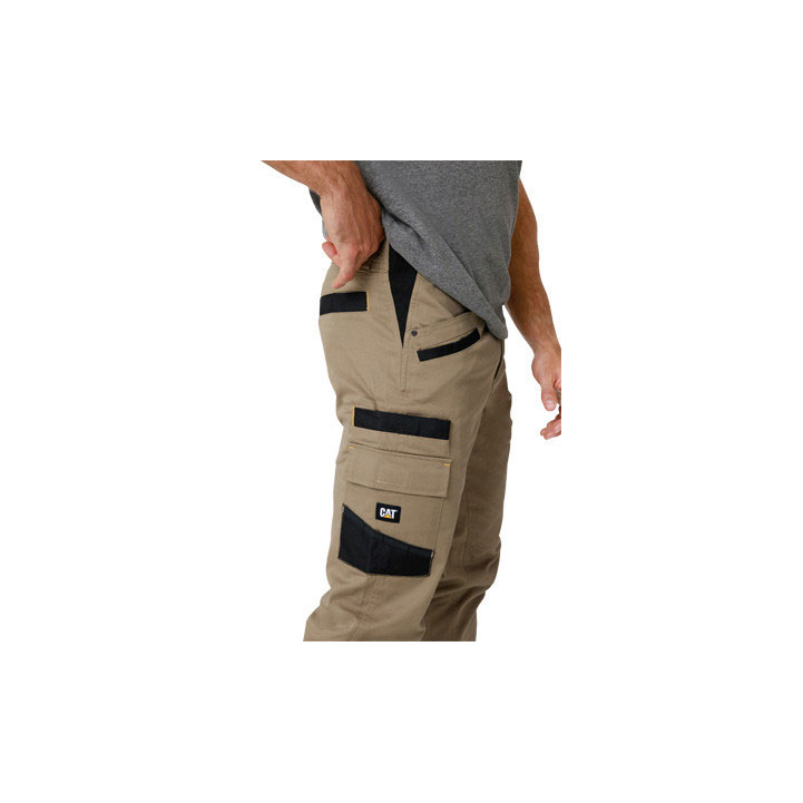 Caterpillar Elite Operator Men's Pants Khaki  USA |  351809-BRT