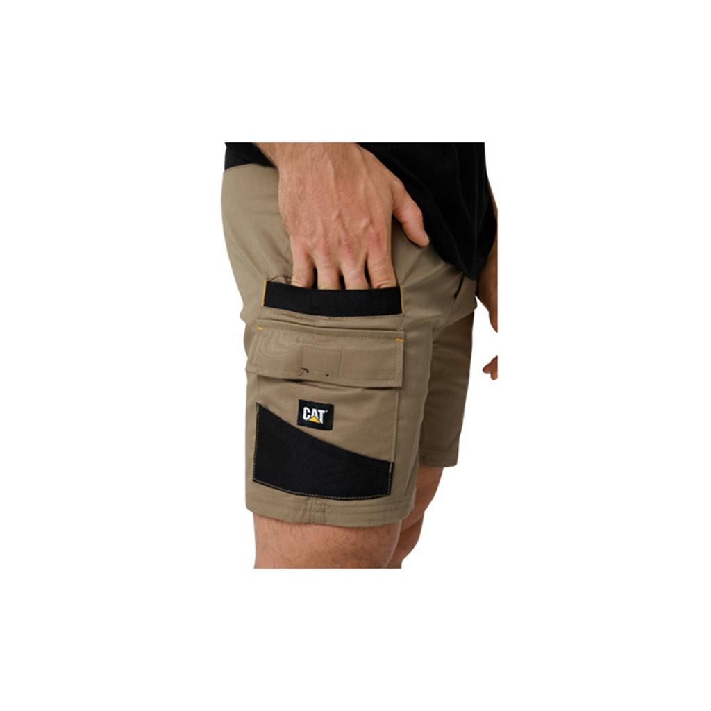 Caterpillar Elite Operator Men's Shorts Khaki  USA |  406129-YQN